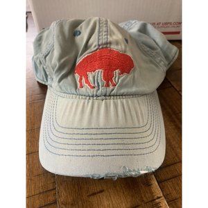 Buffalo Distressed Dad Ball Cap Embroidered Adjustable Hat